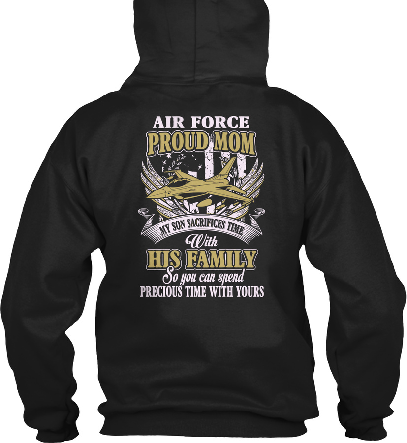 Son Sacrifices Time Air Force Mom Shirt Unisex Tshirt