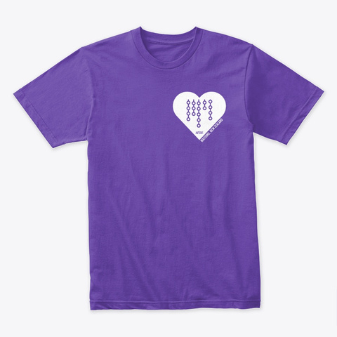 Love Waitomo Purple Rush T-Shirt Front