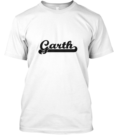 Garth White T-Shirt Front