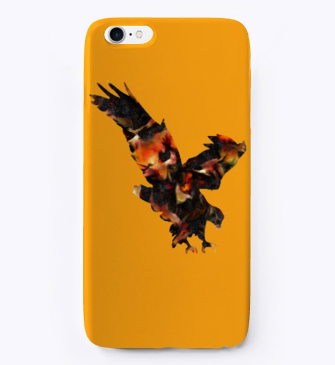 Hawk I Phone Case Orange T-Shirt Front