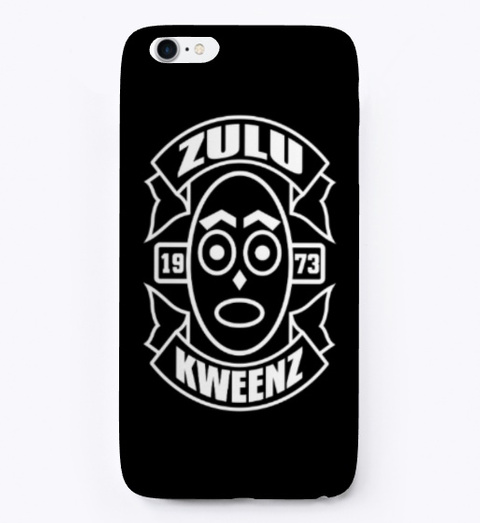 Kweenz I Phone/Samsung Case V2 Black T-Shirt Front