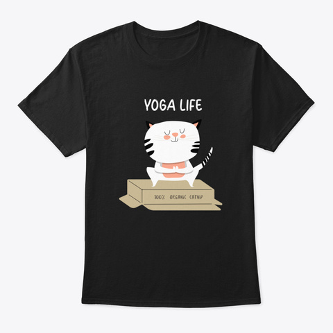 Yoga Time Black Camiseta Front