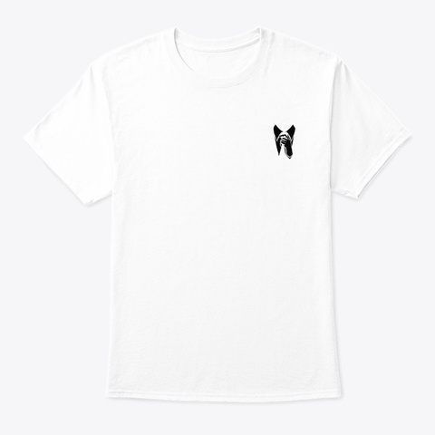 Unscripted Logo White Camiseta Front