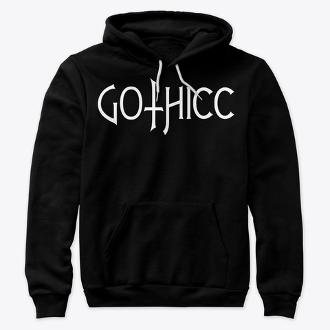 Gothicc Black T-Shirt Front