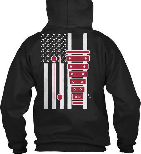 American Xylophone Black T-Shirt Back