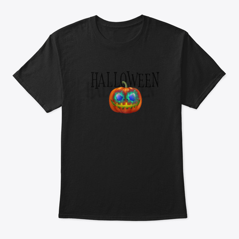 Halloween Sjlfi Black T-Shirt Front