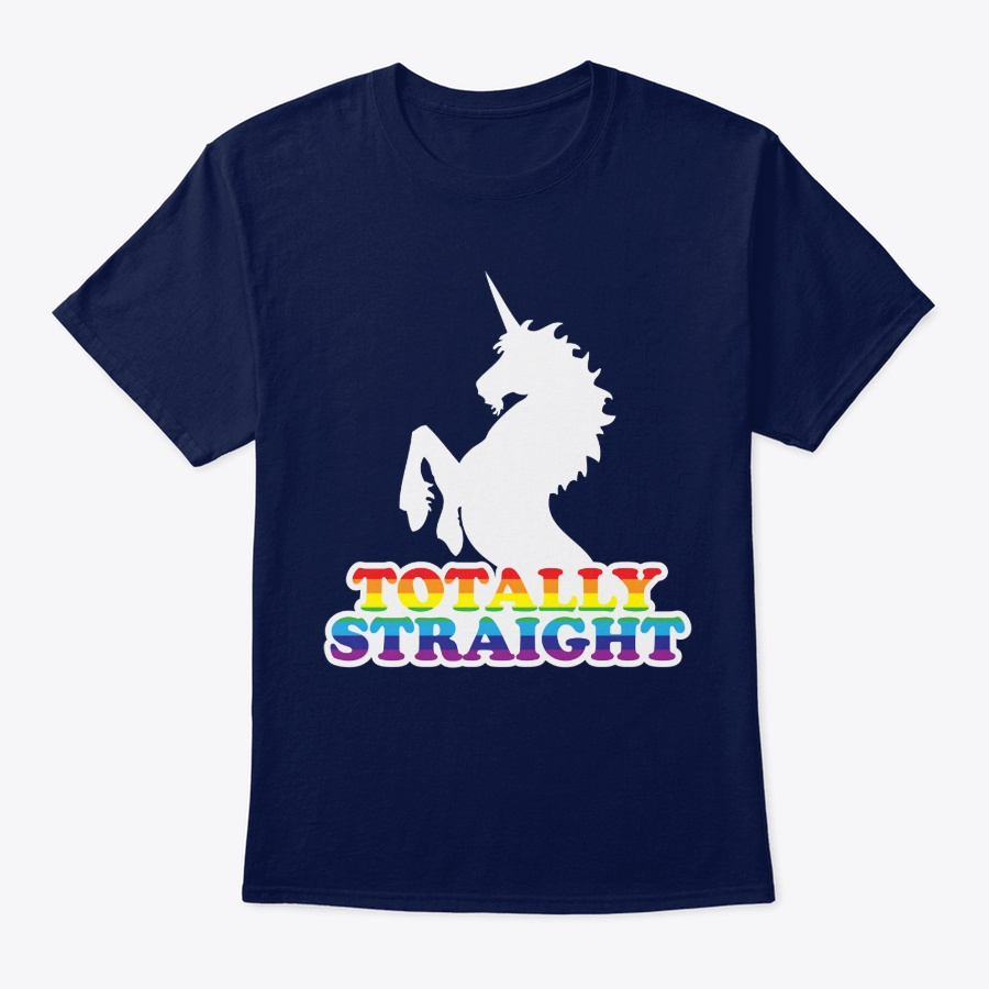 Unicorn Totally Straight Unisex Tshirt