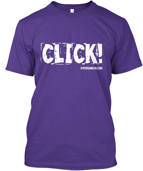 Click Stevegamlin. Com Purple T-Shirt Front