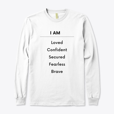 The I Am Collection White T-Shirt Front