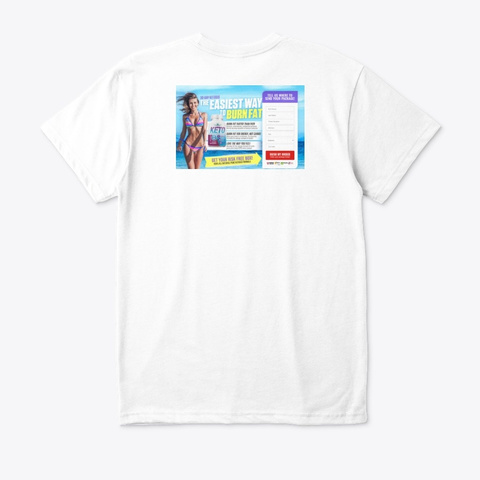 Novum Health Keto Price White T-Shirt Back