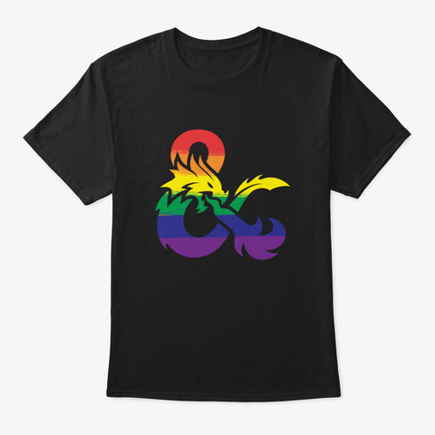 D&D Equality Black Camiseta Front