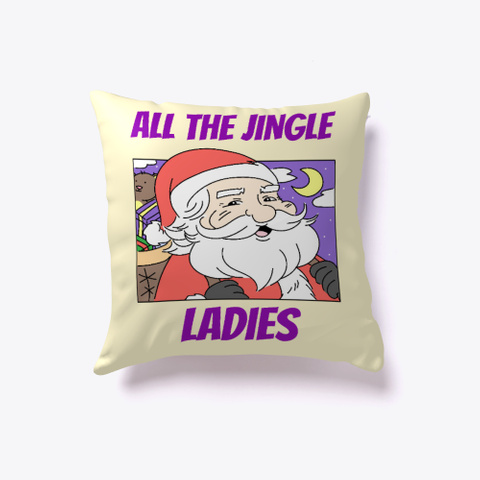  All The Jingle Ladies Light Yellow T-Shirt Front