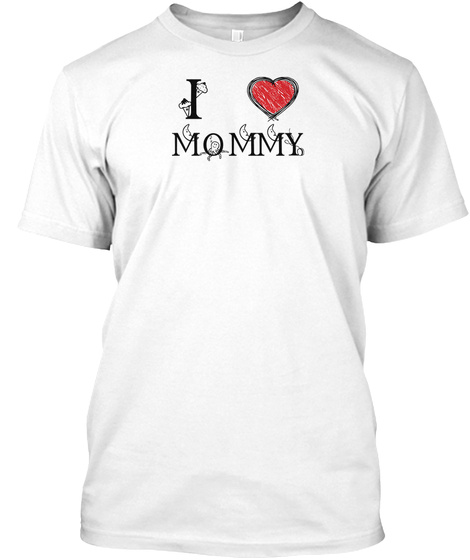 Cutie-pi I Love Mommy Cll-abdl T-shirt