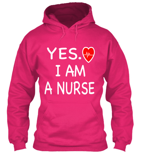 Yes I Am A Nurse Heliconia Kaos Front
