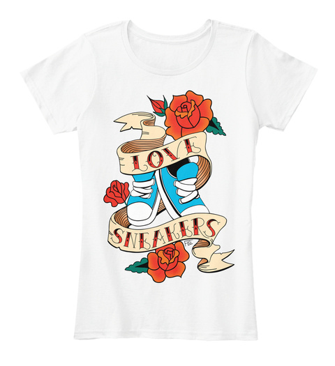 Love Sneakers - Tattoo Style T-shirt