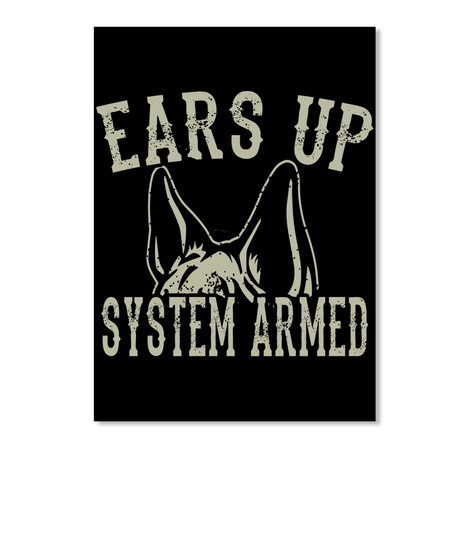 Ears Up System Armed Nl Black Camiseta Front