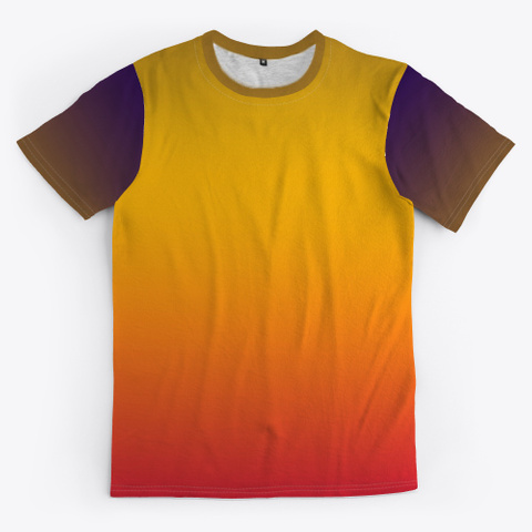 Toshimichi Abstract Color Gradient Standard T-Shirt Front