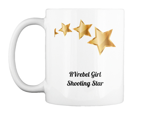 R Vrebel Girl Shooting Star White T-Shirt Front