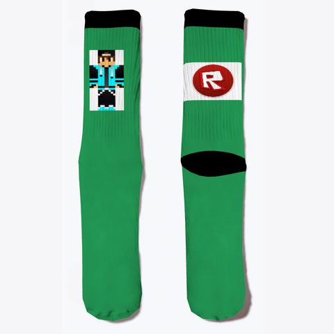 Rocket Trainer Yt Socks Merch Green T-Shirt Front