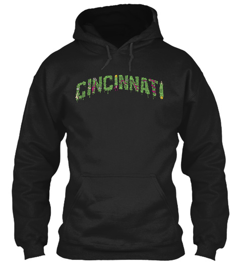 Cincinnati Black Maglietta Front