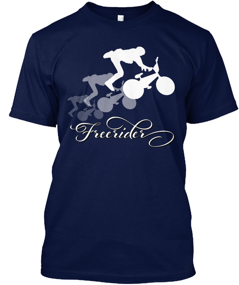 Freerider Navy T-Shirt Front