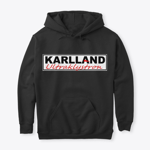 Karlland By Ultraklystron Black T-Shirt Front