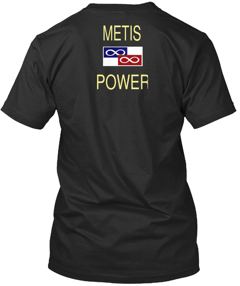 Metis Power Black T-Shirt Back