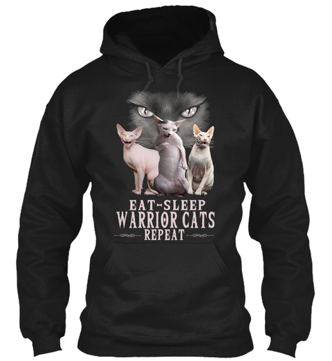 Eat Sleep Warrior Cats Repeat T-shirt