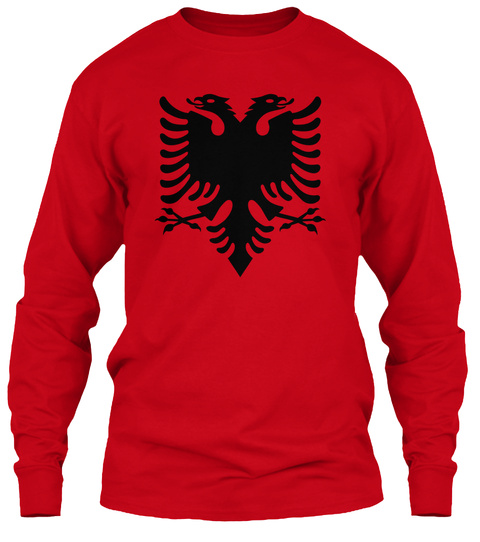 Albanian Eagle   Limited Edition Red T-Shirt Front