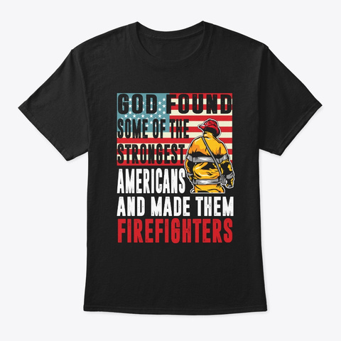 God Made The Strongest Americans Become Black Camiseta Front