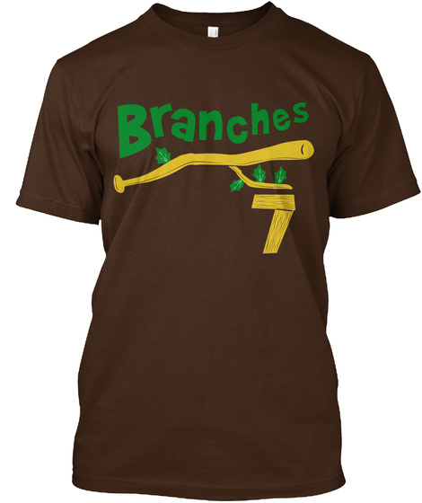 Brooklyn Branches: Brown Alternate Dark Chocolate T-Shirt Front