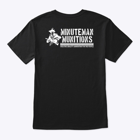 Mm Logo Black T-Shirt Back