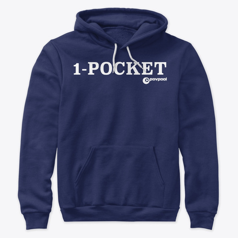 Pov Pool 1 Pocket Navy T-Shirt Front