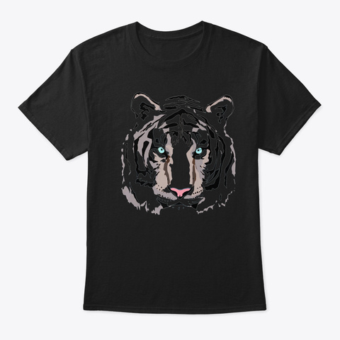 Mens Party Animal Tiger Black T-Shirt Front