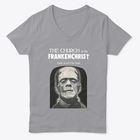 Church Of The Frankenchrist   No Bg Light Steel T-Shirt Front