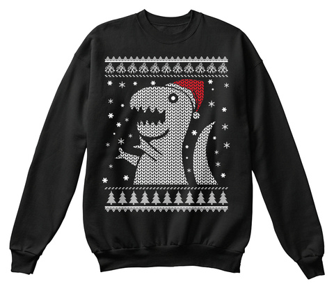 T-Rex Dinosaur Ugly Christmas Sweater Unisex Tshirt