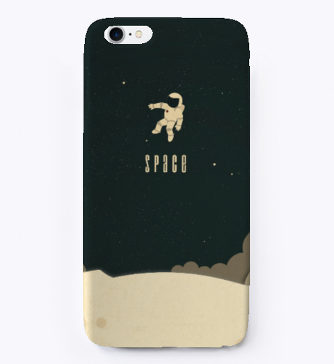 Space Funny Phone Case Standard T-Shirt Front
