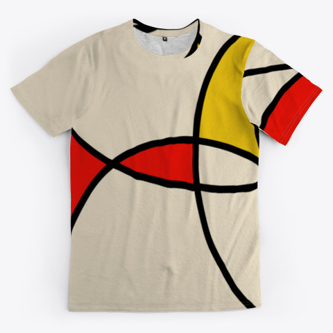 Abstract Colorful Minimal Art Standard T-Shirt Front