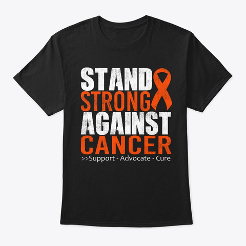 Strong Against Von Willebrand's Disease Black T-Shirt Front