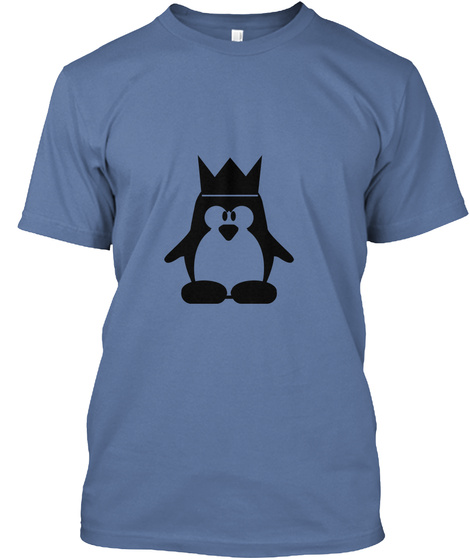 King Mini Denim Blue T-Shirt Front