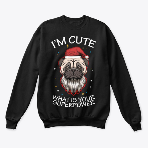 Im Cute Pug Christmas Shirt