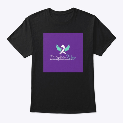 Natalie’s Way Support  Black T-Shirt Front