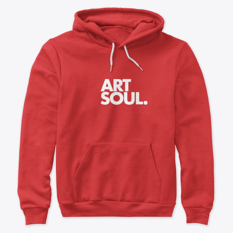 Premium Hoodie (Red) Red T-Shirt Front