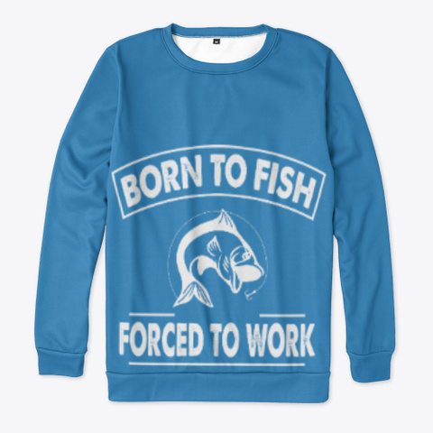 Fishing Lover Shirt Denim Blue áo T-Shirt Front