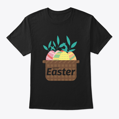 Happy Easter 6 Ccbo Black T-Shirt Front
