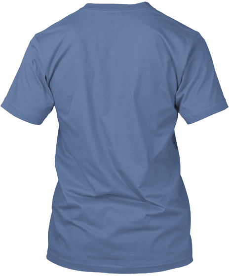 Every Body Is A Yoga Body Denim Blue T-Shirt Back