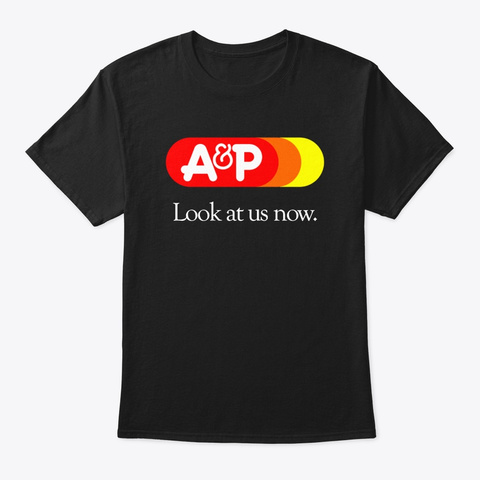 Look At Us Now Collection Black T-Shirt Front