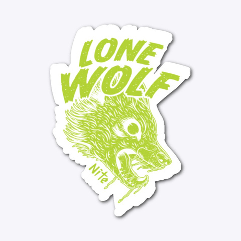 Lone Wolf   Sticker  Standard T-Shirt Front