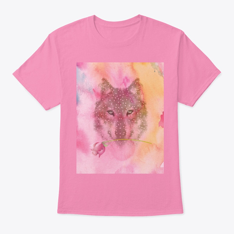 Valentines Husky Lover T Shirts Design Pink T-Shirt Front