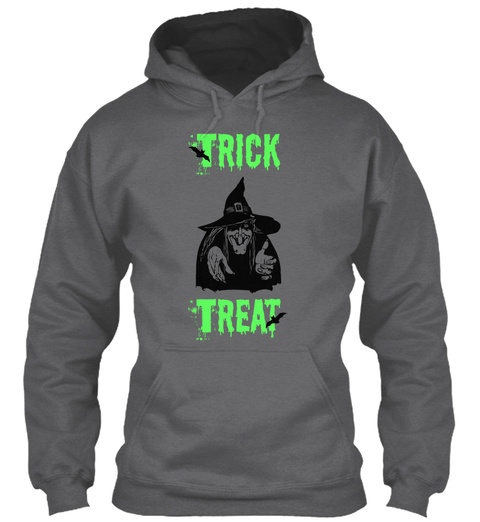 Trick Treat Dark Heather T-Shirt Front